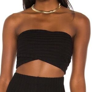 Simon Miller Tetra Rib Bandeau | Medium | Black